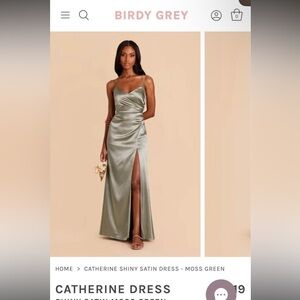 Birdy Grey Catherine Dress (Moss Green)